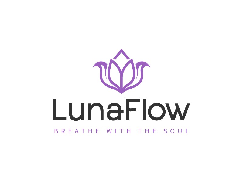 Luna Flow logo design
